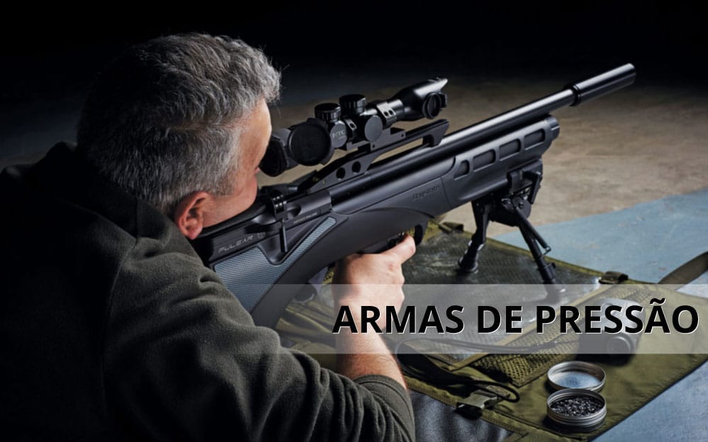 tipos de armas de pressão
